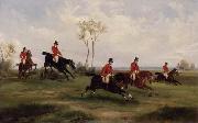 unknow artist Classical hunting fox, Equestrian and Beautiful Horses, 160. oil painting reproduction